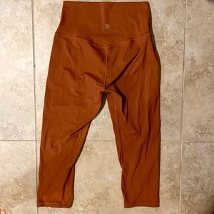 Savvi Burnt Orange Medium Leggings